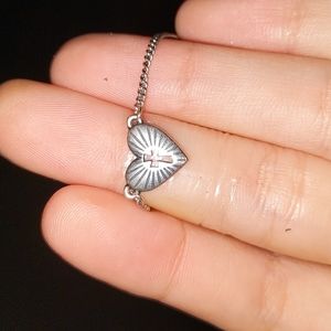 USED James Avery Radiant Faith Necklace